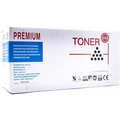 Toner Nero Con Hp 49a 53a Laserjet 1160 1320 1320 N 1320 Nw 1320 - Foto 2