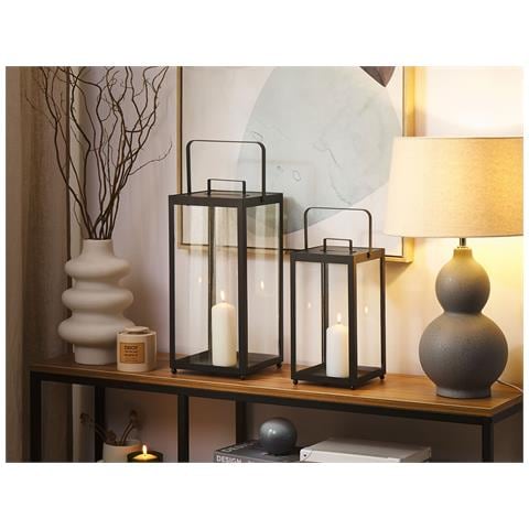 Lanterna Lepar Metallo Nero - Foto 1