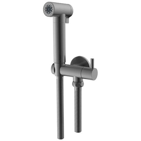 Idroscopino Wc Doccetta Ottone Portatile Shutoff Monogetto Con Leva Ogomondo Kit *** Finitura- : Canna Di Fucile Tondo - Foto 1