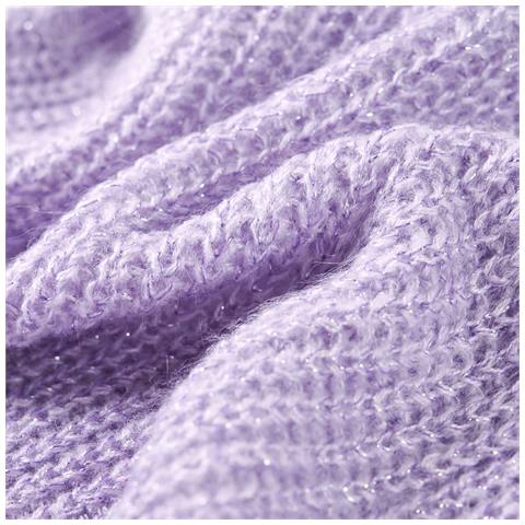 Gilet Da Bambina Lavorato A Maglia Lilla Chiaro 140 - Foto 7