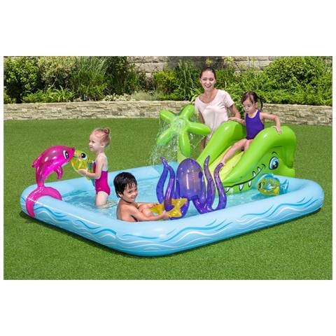 Piscinetta Gonfiabile Acquario Fantastico Play Center Aquarium 53052 - Foto 8