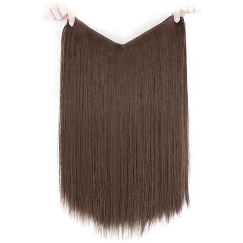 Parrucca Naturale Senza Cuciture, Parrucche Dritte Lightbrown - Foto 1