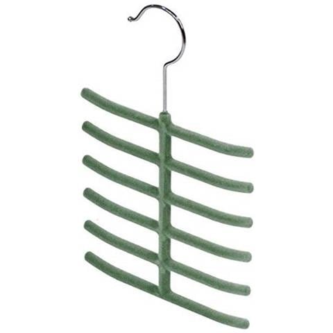 Set 2 Grucce Appendi Cravatte, Antiscivolo - 16cm Verde - Foto 1