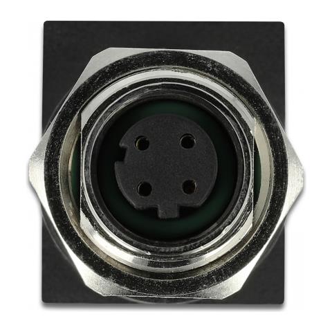 66312 adattatore per inversione del genere dei cavi M12 RJ45 Nero - Foto 2