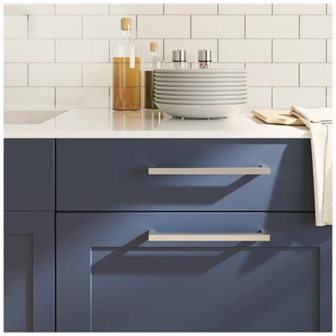 Maniglie Per Mobili 20 Pz Argento 224 Mm In Acciaio Inox - Foto 1