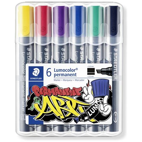Lumocolor permanent marker 350 marcatore permanente 6 pz - Foto 6