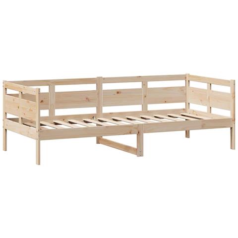 Dormeuse con Cassetti 90x190 cm in Legno Massello Pino - Foto 2