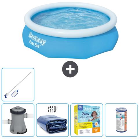 Piscina Fuori Terra - In Giro - 305x76 Cm - Blu - Include Accessori Coordinati Cb20 - Foto 1