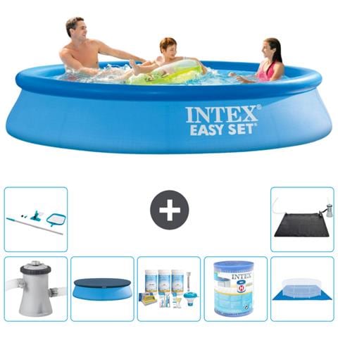 Piscina Fuori Terra - In Giro - 305x61 Cm - Blu - Include Accessori Coordinati A869 - Foto 1