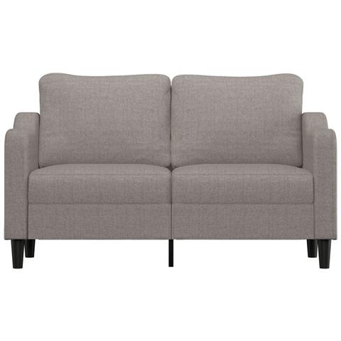 Lusso Casadino -  Divano A 2 Posti Tortora 140 Cm In Tessuto - Foto 2