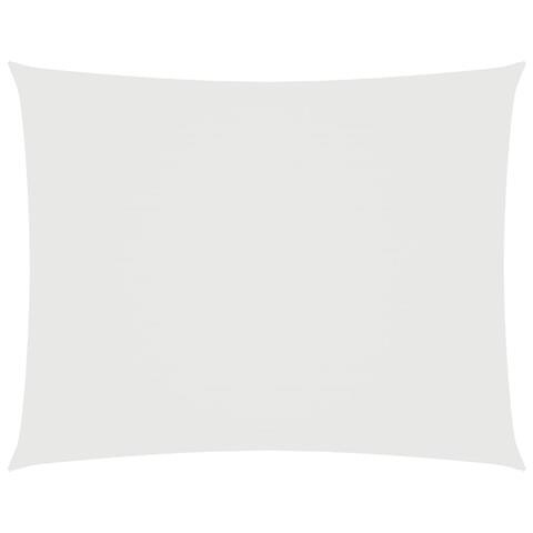 Parasole A Vela Oxford Rettangolare 2,5x3,5 M Bianco - Foto 1