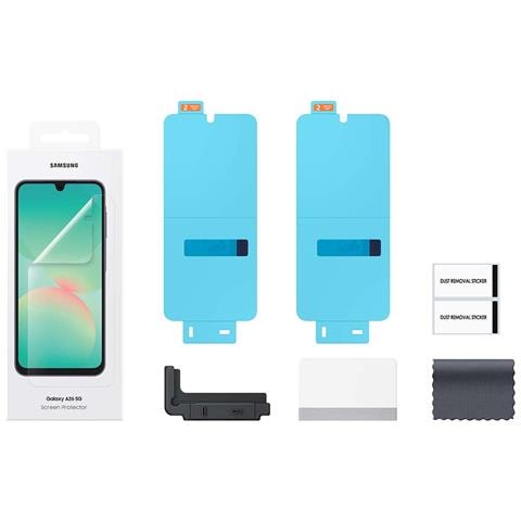 Pellicola Protettiva Galaxy A26 Con Kit Di Pulizia, Trasparente - Foto 9