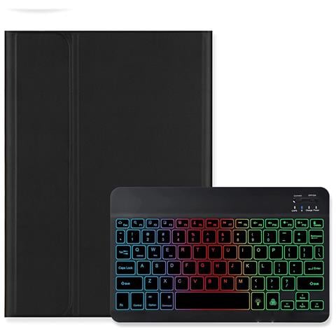 Custodia Con Tastiera Bluetooth Nera Per Lenovo M10 Plus 10.3 Pollici - Foto 1
