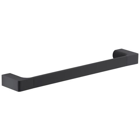 Portasalviette 35 Cm Da Muro In Ottone E Cromall Pi21-35 Serie Pirenei Nero Opaco - Foto 1