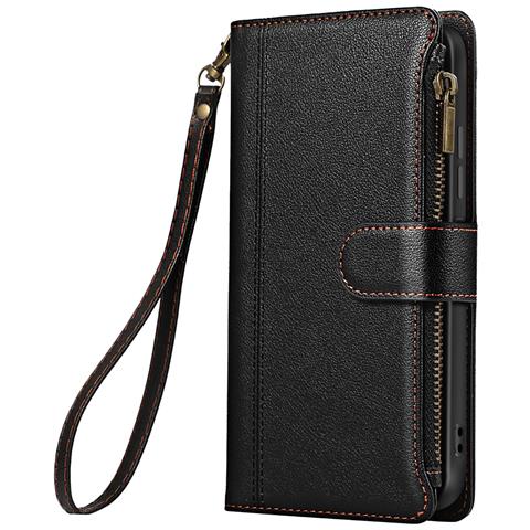 Custodia Folio Per Samsung Galaxy S24 Fe Con Cerniera E Tracolla Rimovibile - Foto 2