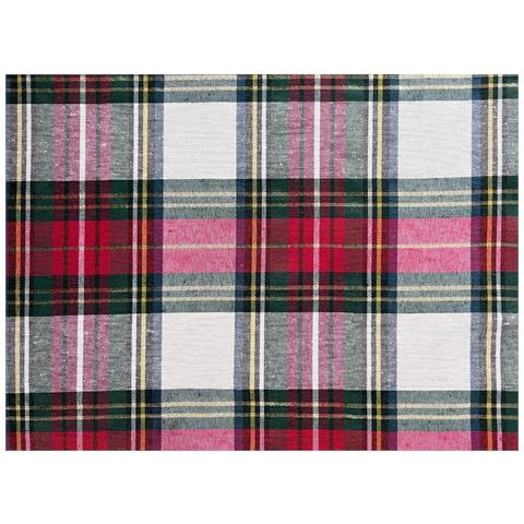 Tovaglia Natalizia Salotto Cucina Tessuto Miros Made Italy Disegno Edimburgo Rp 140x240 Edimburgo - Foto 2