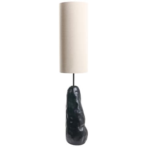 Lampada Da Pavimento Selb Ceramica Nero - Foto 2