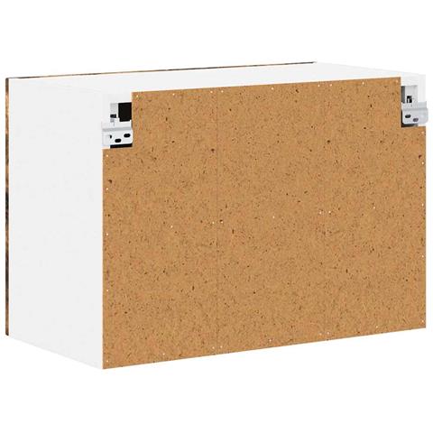 Armadi a pareti per cucina 2 pcs Rovere fumé 60 x 31 x 40 cm - Foto 9