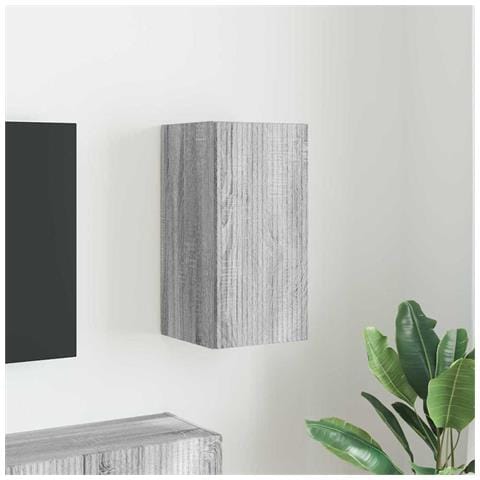 Mobile TV da parete Grigio Sonoma 30 x 31 x 60 cm - Foto 2