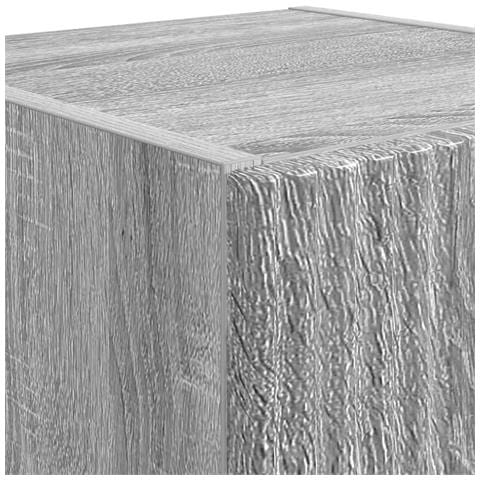 Mobile TV da parete Grigio Sonoma 30 x 31 x 60 cm - Foto 9