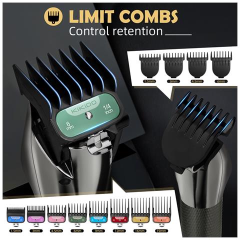 Set Professionale Tagliacapelli E Rifinitore Lcd - Sfumature, Testa A Olio E Rifinitura Dei Bordi - Foto 5