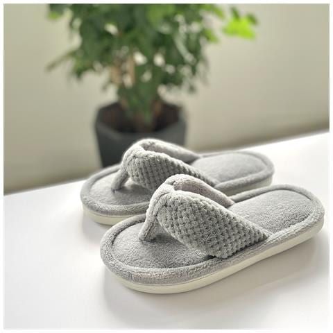 Ciabatte radito Con Memory Foam E Suola In Legno Di Ananas - Traspiranti E Confortevoli Per Interni Grey - Foto 3