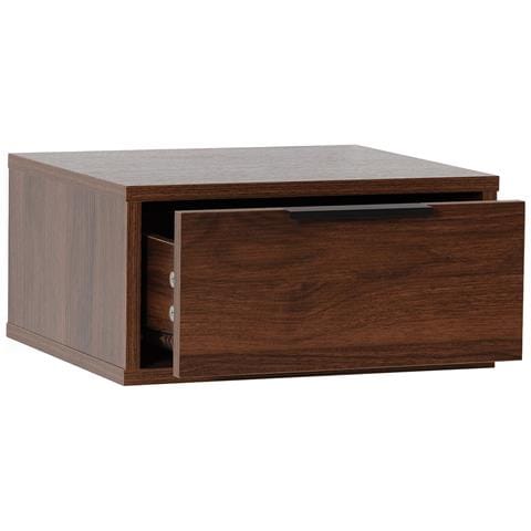 Set Di 2 Comodini Sospes Auri 1 Cassetti Colore Noce - Foto 2