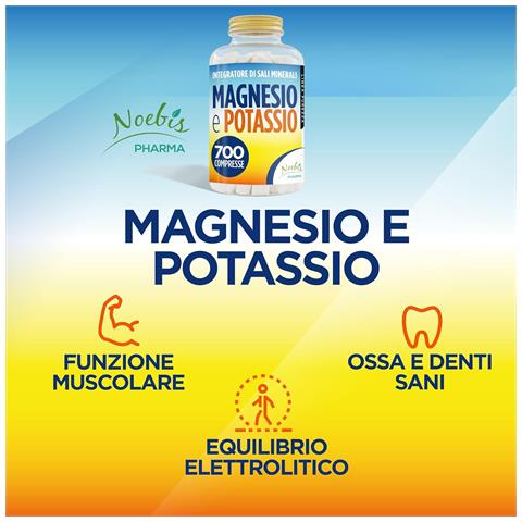 Magnesio e Potassio 700 Compresse - Citrato di Magnesio e Citrato di Potassio - Stanchezza, Affaticamento, Muscoli ed Equilibrio Elettrolitico (Confezione doppia) - Foto 5
