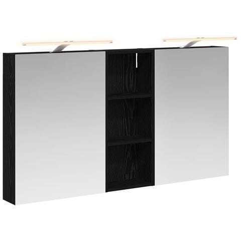 Set di Armadi da Bagno con lo scaffale 3 pcs 130 x 14,5 x 70 cm - Foto 1