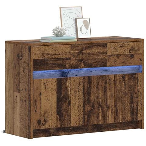 Mobile TV 91 x 34 x 61 cm Legno antico Legno ingegnerizzato - Foto 2