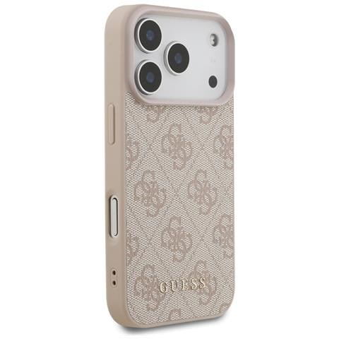 Custodia Per Iphone 17 Pro Sabbia Marmorizzata Guess - Foto 1