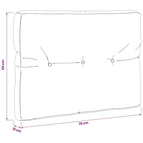 Cuscino per schienale di pallet VIANEN 100% Poliestere - Foto 7