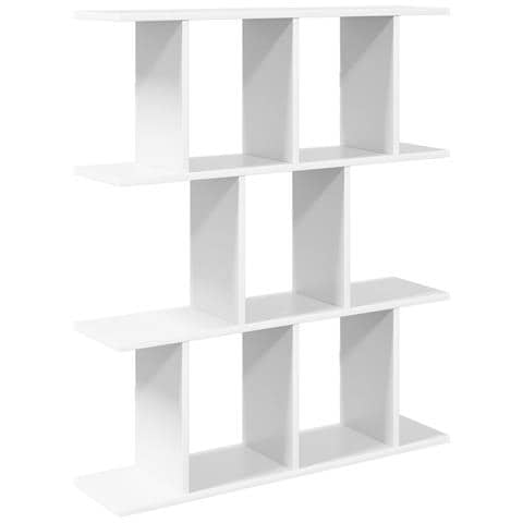 Scaffale da parete Bianco 102 x 20 x 96 cm Legno ingegnerizzato - Foto 1