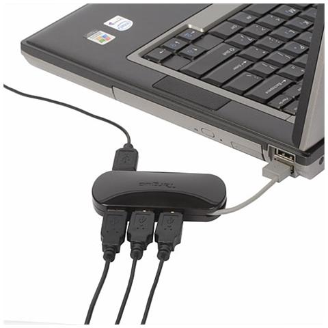 Hub 4 porte USB 2.0 portatile - Foto 2