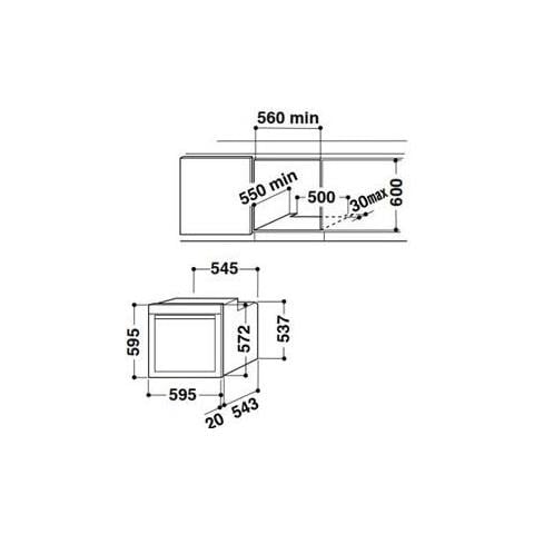 Forno Elettrico da Incasso Fusion AKZM8350IXL Capacità 73 L Multifunzione Ventilato Colore Acciaio Inox - Foto 5