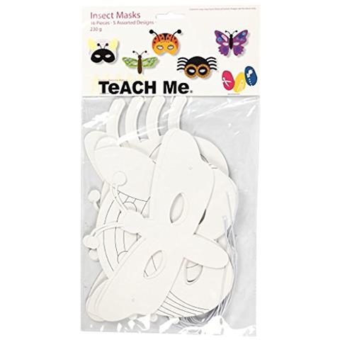 Maschere Insetti, H: 14-17 Cm, 16 Pezzi, 230 G - Foto 2