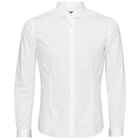 Camicia A Maniche Lunghe Bianco Uomo - Foto 1