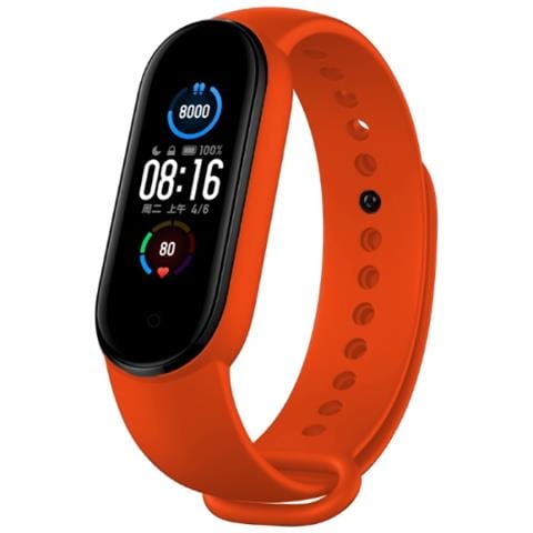 Bracciale In Silicone Per Xiaomi Watch Band Mi 5 Sport Arancione - Foto 1