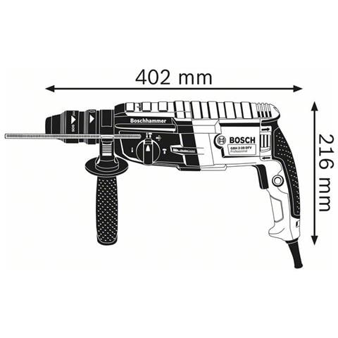 Martello Perforatore con Attacco SDS Plus GBH 2-28 F Professional Valigetta L-BOXX e Set di Accessori - Foto 7