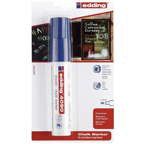 4090 evidenziatore in gesso Blu Scalpello 1 pezzo (i)  - Foto 1