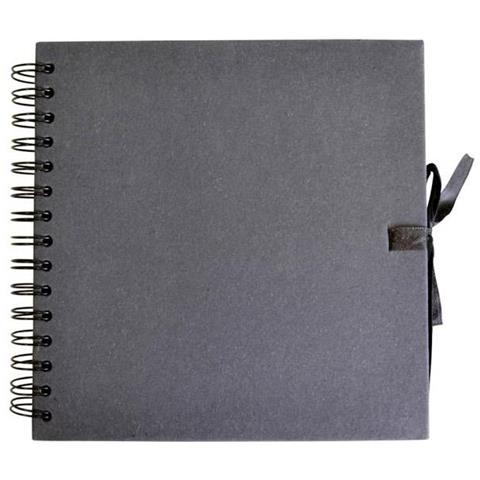 Taccuino Scrapbooking 30 X 30 Cm - Nero - Foto 1