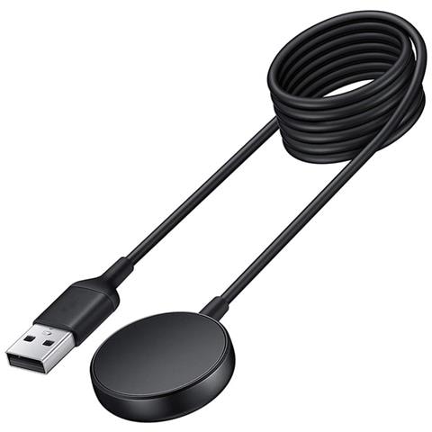 Basetta Caricabatterie Originale Usb Per Samsung Watch 3 - 4 Active 1 - 2 Black - Foto 2