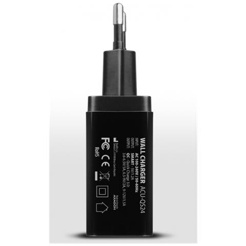 Acu-qs24 Caricabatterie Per Dispositivi Mobili Nero Interno - Foto 3