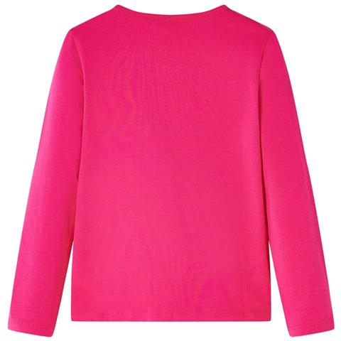 Maglietta Da Bambina A Maniche Lunghe Fucsia 92 - Foto 2