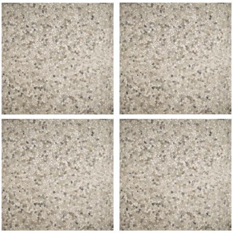 Set 4 Pezzi Piastra Ombrellone Palo Laterale 40x40cm - Foto 1