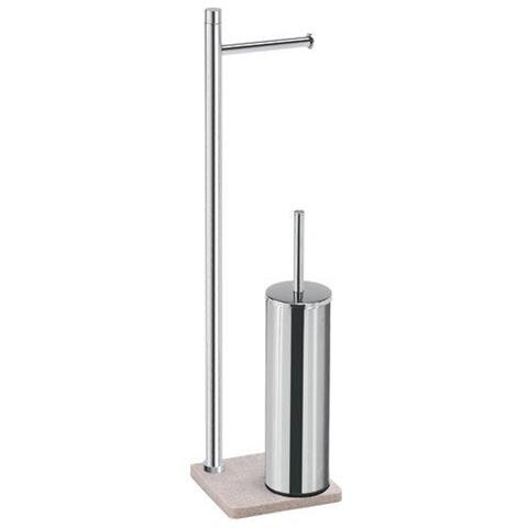 Colonna attrezzata WC TA32 03 TANIA Cromo e Beige - Foto 1