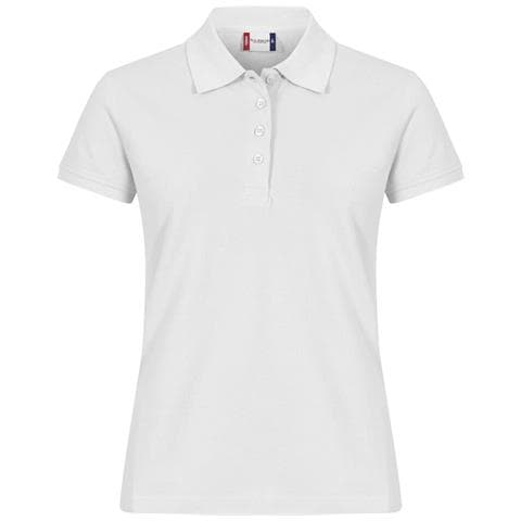 Heavy Premium Polo Ladies Bianco M - Foto 1