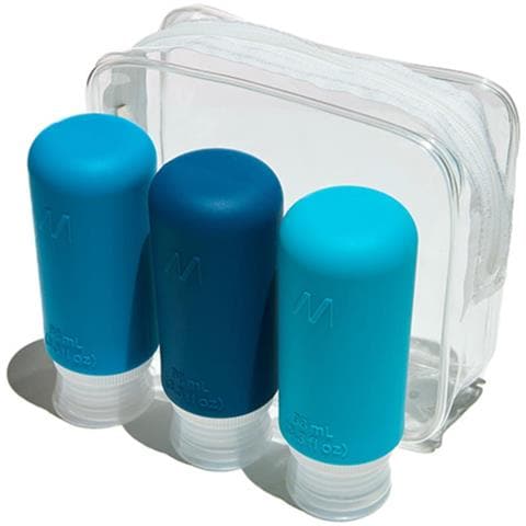 Set 3pcs Travel Bottles Bl - Foto 1