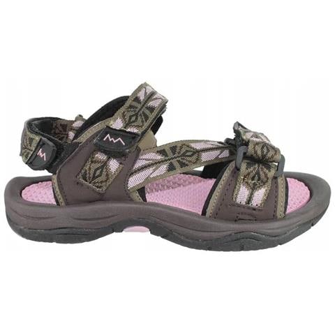 Sandali Donna Tress Marrone Rosa Velcro 36 - Foto 3