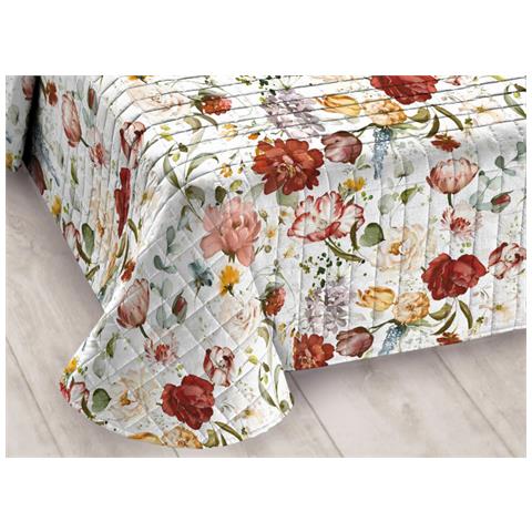 Quilt Trapuntino Piumino Estivo Digitale 100gr Mq Microfibra Garden D5 - Foto 2